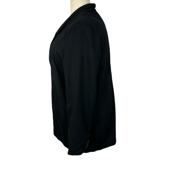 Old Navy Blazer Womens XXL Black Double Weave Classic Office Preppy Minimalist - Picture 3 of 12